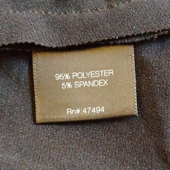 Norma Kamali Long Sleeve Black Turtle Swing Dress Size Large - Picture 9 of 10